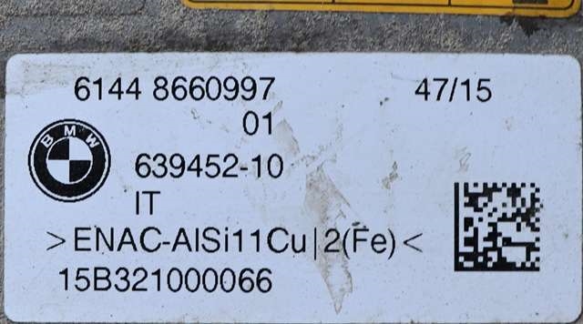 Batterilader (OBC - On Board Charger) til BMW i3 2013-2022 (BMW|61.44-8 660 997|)