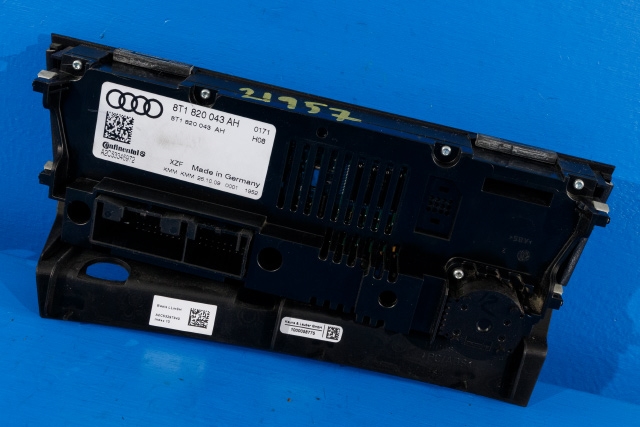 Varmeapparat betjening til Audi A4 2007-2014 (Type IV) (B8) (B8) (VAG|8T1 820 043 AH|)