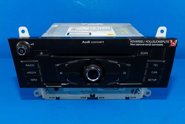 Bilstereo til Audi A4 2007-2014 (Type IV) (B8) (B8) (VAG|8T1 035 186 P|)