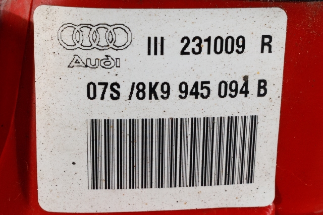 Baklykt høyre indre til Audi A4 2007-2014 (Type IV) (B8) (B8) (VAG|8K9 945 094 B|)
