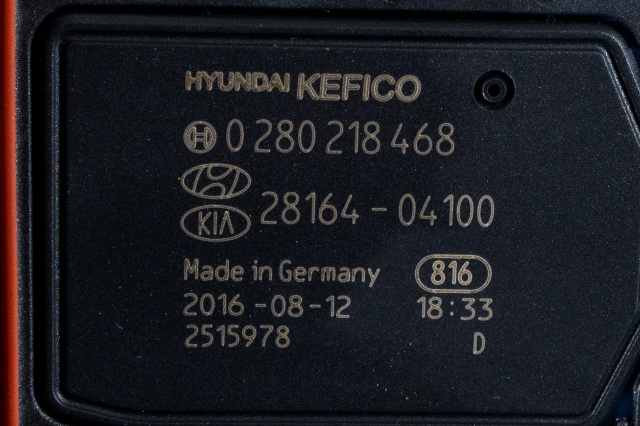 Luftmengde/luftmassemåler til Kia Picanto 2017-->> (Type III) (KEFICO|0 280 218 468|28164-04100|)