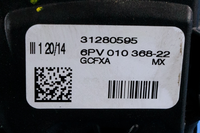 Pedal gass til Volvo V40 2012-2019  (HELLA|6PV 010 368-22|31280595|)