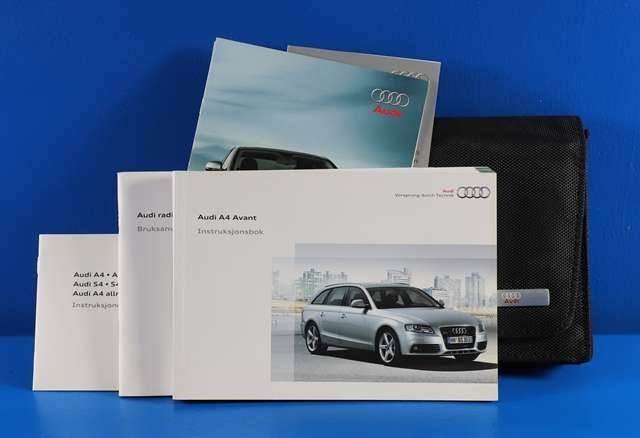 Instruksjonsbok til Audi A4, 2007-2014 (Type IV) (B8) (B8) 