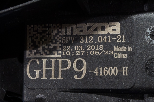 Pedal gass til Mazda 3 2016-2019 (Type III, Fase 2) (HELLA|6PV 312 041-21|GHP9-41600-H|)