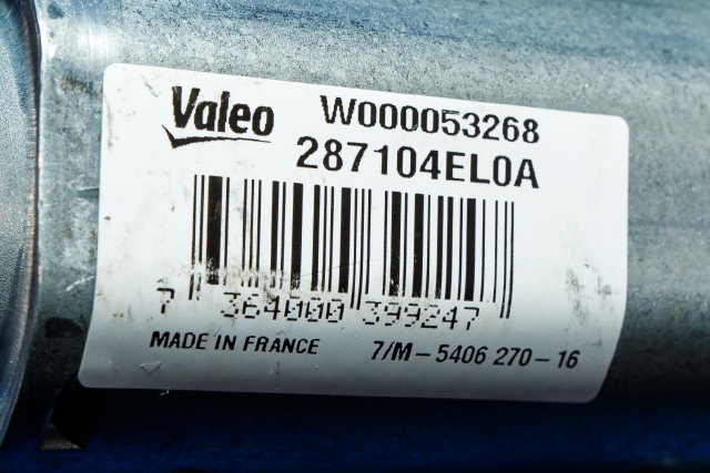 Viskermotor bakrute til Nissan Qashqai 2014-2021 (Type II)  (VALEO|W000053268|28710-4EL0A|)