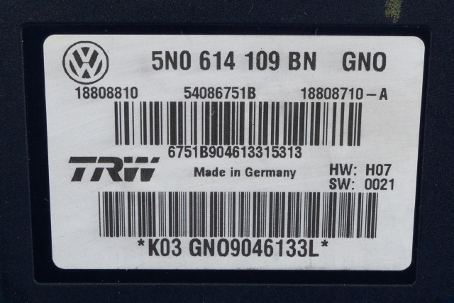 ABS sentral til VW Tiguan 2011-2016 (Type I, Fase 2) (VAG|5N0 614 109 BN|)