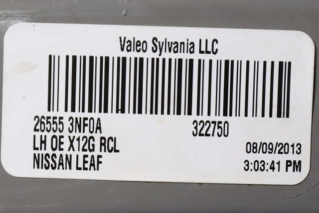 Baklykt venstre til Nissan Leaf 2011-2017 (Type I) (NISSAN|26555-3NF0A|)