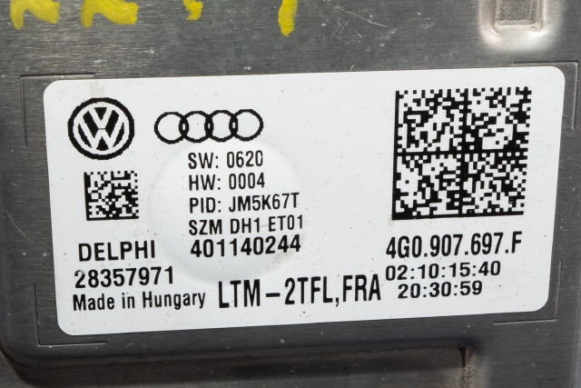 Styreenhet lys (LCM - Light Control Module) til VW Passat 2015-2019 (Fase 1) (B8) (B8) (VAG|4G0 907 697 F|)