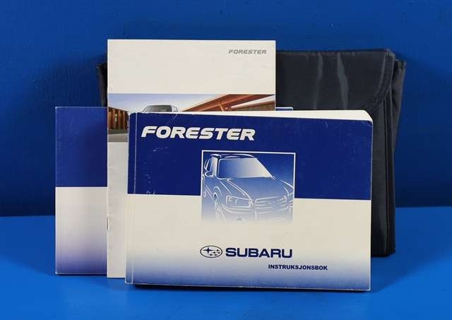 Instruksjonsbok til Subaru Forester, 2005-2008 (Type II, Fase 2)  