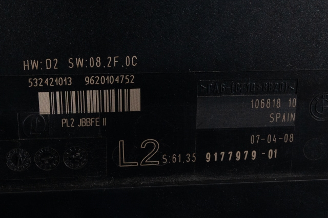 Styreenhet diverse til BMW 1-Serie 2004-2011 (E81/E82/E87/E88) (E81/E82/E87/E88) (BMW|61.35-9 177 979|)