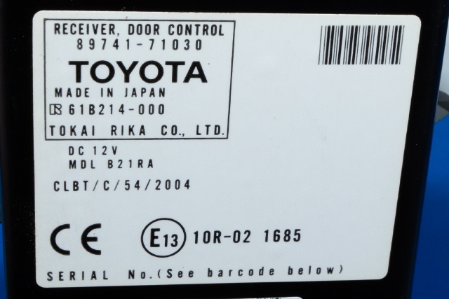 Styreenhet diverse til Toyota Hilux 2006-2011 (TOYOTA|89741-71030|)