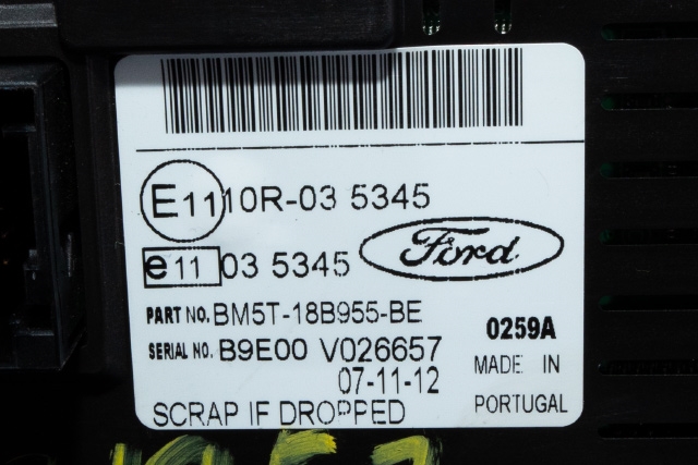 Instrument kjørecomputer til Ford Focus 2011-2014 (Type III, Fase 1)  (FORD|BM5T-18B955-BE|)