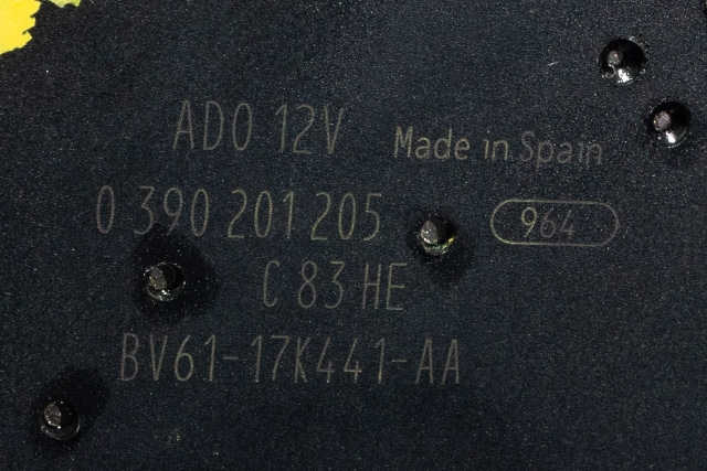 Viskermotor bakrute til Ford Focus 2011-2014 (Type III, Fase 1) (BOSCH|0 390 201 205|BV61-17K441-AA|)