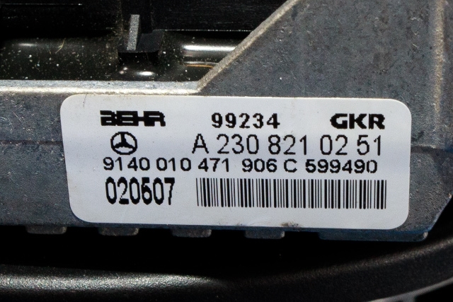 Varmeapparat motor til Mercedes E-Klasse 2002-2006 (Fase 1) (W211) (W211) 