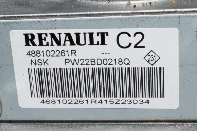 Rattaksel elektrisk servo til Renault Megane 2016-->> Type IV (RENAULT|4881 02261R|)
