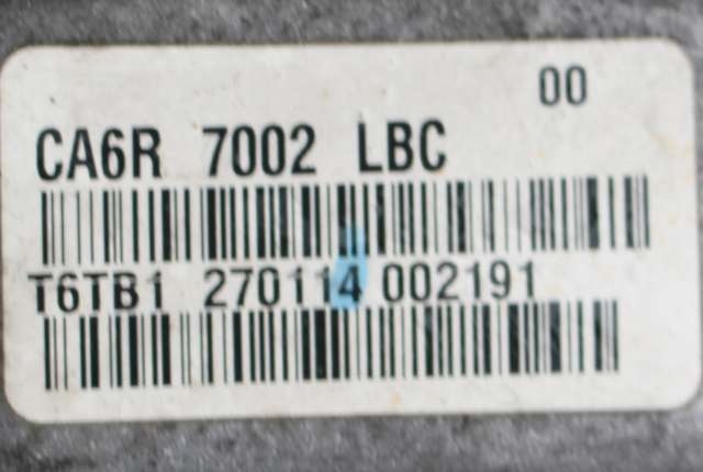 Girkasse manuell til Ford Fiesta 2013-2017 (Type VI, Fase 2)  (FORD|CA6R-7002-LBC|)