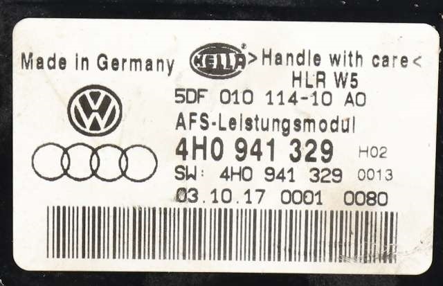 Styreenhet lys (LCM - Light Control Module) til Škoda Superb 2015-->> (Type III)  (VAG|4H0 941 329|)