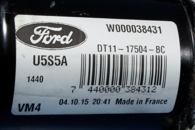 Viskermotor foran høyre til Ford Transit Connect 2013-2018 Type II, Fase 1 (VALEO|W000038431|DT11-17504-BC|)