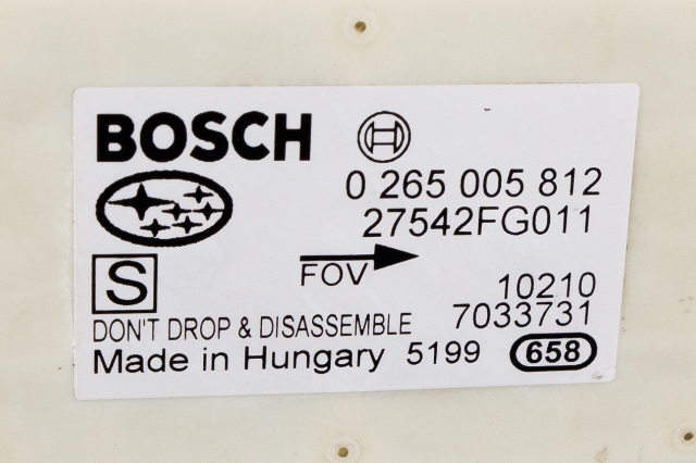 Sensor diverse til Subaru Impreza 2008-2012 (Type III)  (BOSCH|0 265 005 812|27542-FG011|)