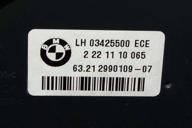 Baklykt venstre ytre til BMW X1 2009-2015 (E84) (E84) (BMW|63.21-2 990 109|)
