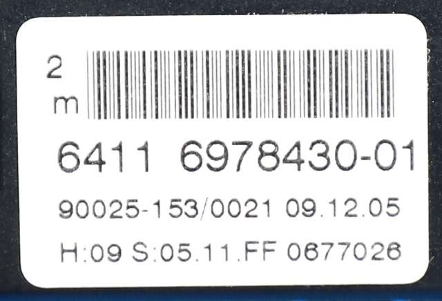 Varmeapparat betjening til BMW 5-Serie 2003-2010 (E60/E61) (E60/E61) (BMW|64.11-6 978 430|)
