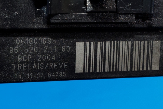 Rele diverse til Citroën Berlingo 2008-2015 (Type II, Fase 1)  (0-1801095-1|96 520211 80|)