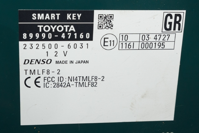 Styreenhet nøkkelfri/keyless til Toyota Prius 2009-2016 (Type III) (COMBI) (COMBI) (TOYOTA|89990-47160|)
