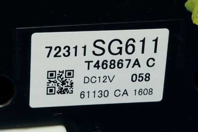 Varmeapparat betjening til Subaru Forester 2013-2019 (Type IV) (SUBARU|72311-SG611|)