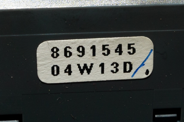 Bryter visker til Volvo XC90 2002-2006 (Type I, Fase 1) (VOLVO|8691545|)