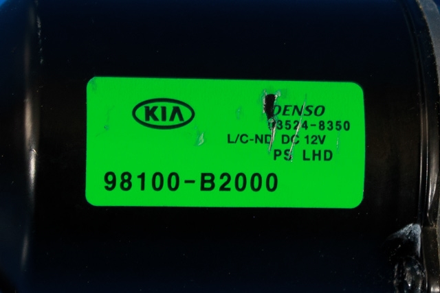 Viskermotor frontrute komplett m/overføring til Kia Soul 2014-2019 (Type II) (KIA|98100-B2000|)