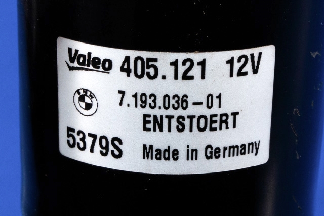 Viskermotor frontrute komplett m/overføring til BMW 1-Serie 2004-2011 (E81/E82/E87/E88) (E81/E82/E87/E88) (VALEO|405.121|7 193 036|)
