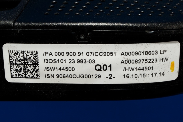 Taklyspanel til Mercedes C-Klasse, Coupe/Cab 2015-2018 (Fase 1) (C205) (C205) (MERCEDES|A 000 900 91 07|)