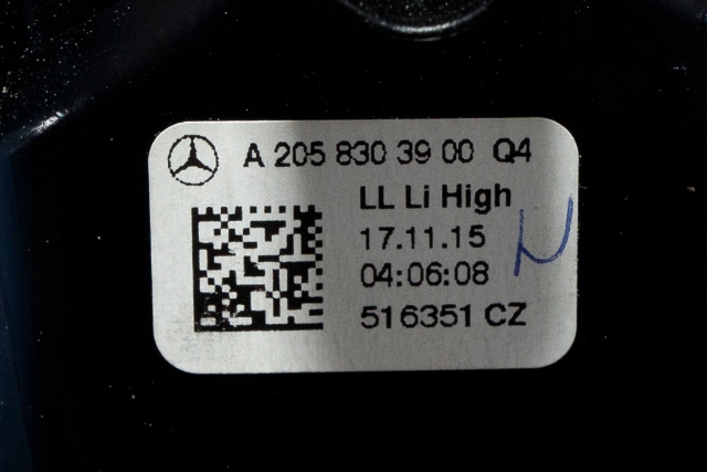 Dashbord friskluftdyse venstre til Mercedes C-Klasse, Coupe/Cab 2015-2018 (Fase 1) (C205) (C205) (MERCEDES|A 205 830 39 00|)