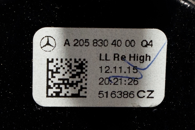 Dashbord friskluftdyse høyre til Mercedes C-Klasse, Coupe/Cab 2015-2018 (Fase 1) (C205) (C205) (MERCEDES|A 205 830 40 00|)