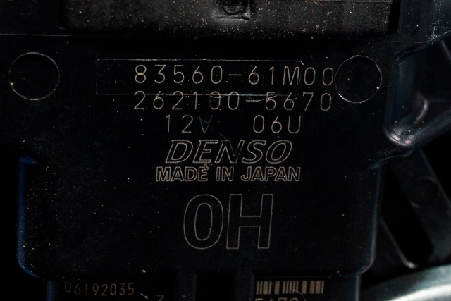 Ruteheis venstre bak til Suzuki Ignis 2016-->> (Type II)  (DENSO|262100-5670|83560-61M00|)