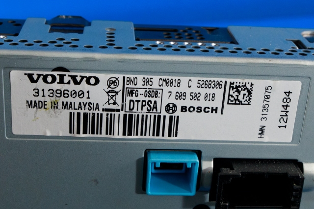 Multimedia display (MCU - Media Controller Unit) til Volvo V60 2010-2013 (Type I, Fase 1)  (VOLVO|31396001|)