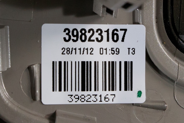 Taklyspanel til Volvo V60 2010-2013 (Type I, Fase 1) (VOLVO|39823167|)