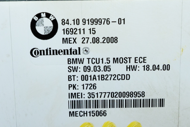 Styreenhet bluetooth til BMW 5-Serie 2003-2010 (E60/E61) (E60/E61) (BMW|9 199 976|)