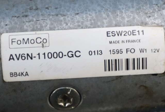 Starter diesel til Ford Focus 2011-2014 (Type III, Fase 1) (VALEO|ESW20E11|AV6N-11000-GC|)