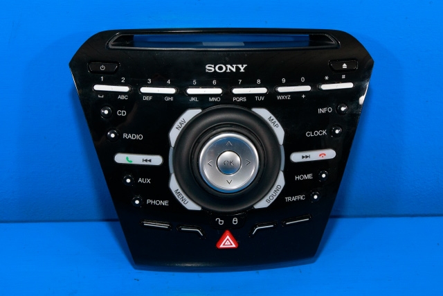 Bilstereo navigasjon betjeningspanel til Ford Focus, 2011-2014 (Type III, Fase 1) (FORD|BM5T-18K811-TA)