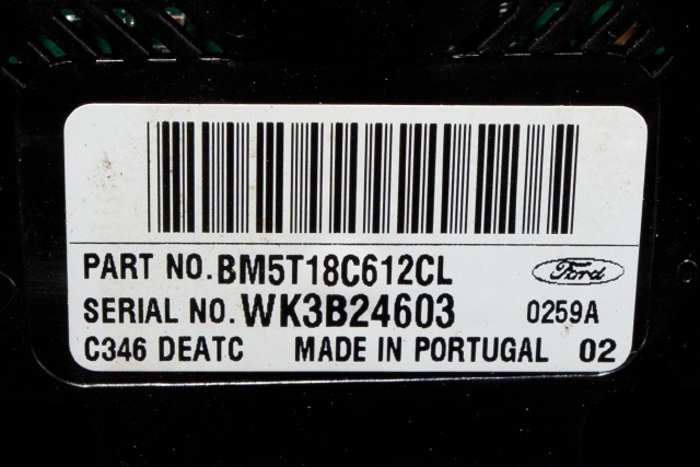 Varmeapparat betjening til Ford Focus 2011-2014 (Type III, Fase 1) (FORD|BM5T-18C612-CL|)