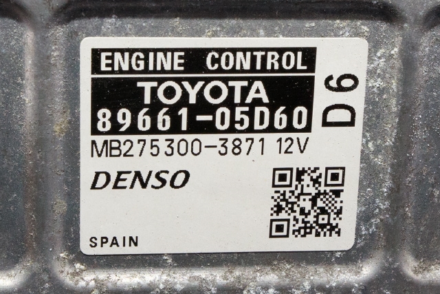 Styreenhet motor til Toyota Avensis 2009-2015 (Type III, Fase 1)  (DENSO|275300-3871|89661-05D60|)