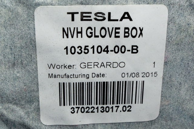 Hanskerom til Tesla Model S 2013-2016 (Fase 1) (TESLA|1035104-00-B|)
