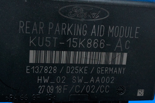 Styreenhet parkering til Ford Transit Connect 2018-->> Type II, Fase 2 (FORD|KU5T-15K866-AC|)