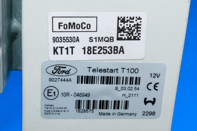 Varmeapparat diverse til Ford Transit Connect 2018-->> Type II, Fase 2  (FORD|KT1T-18E253-BA|)