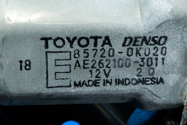 Ruteheis høyre bak til Toyota Hilux 2012-2016  (DENSO|262100-3011|85720-0K020|)