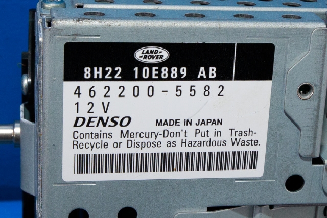 Bilstereo navigasjon skjerm til Land Rover Discovery 2005-2009 (Type III) (DENSO|462200-5582|8H22-10E889-AB|)