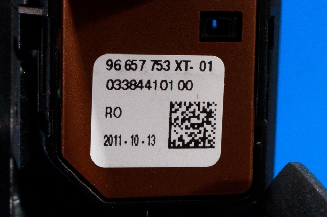 Bryter start/stopp til Peugeot 508 2011-2014 (Type I, Fase 1)  (PEUGEOT|96 720556 XT|)