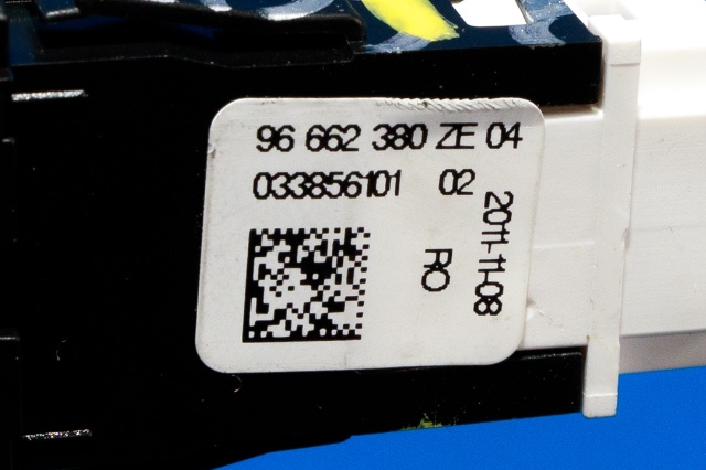 Bryter nødblink til Peugeot 508 2011-2014 (Type I, Fase 1) (PEUGEOT|96 662380 ZE|)
