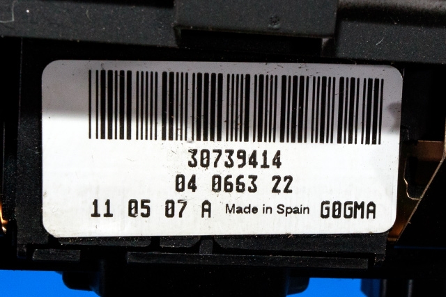 Bryter lys til Volvo XC70 2008-2013 (Type II, Fase 1)  (VOLVO|30739414|)